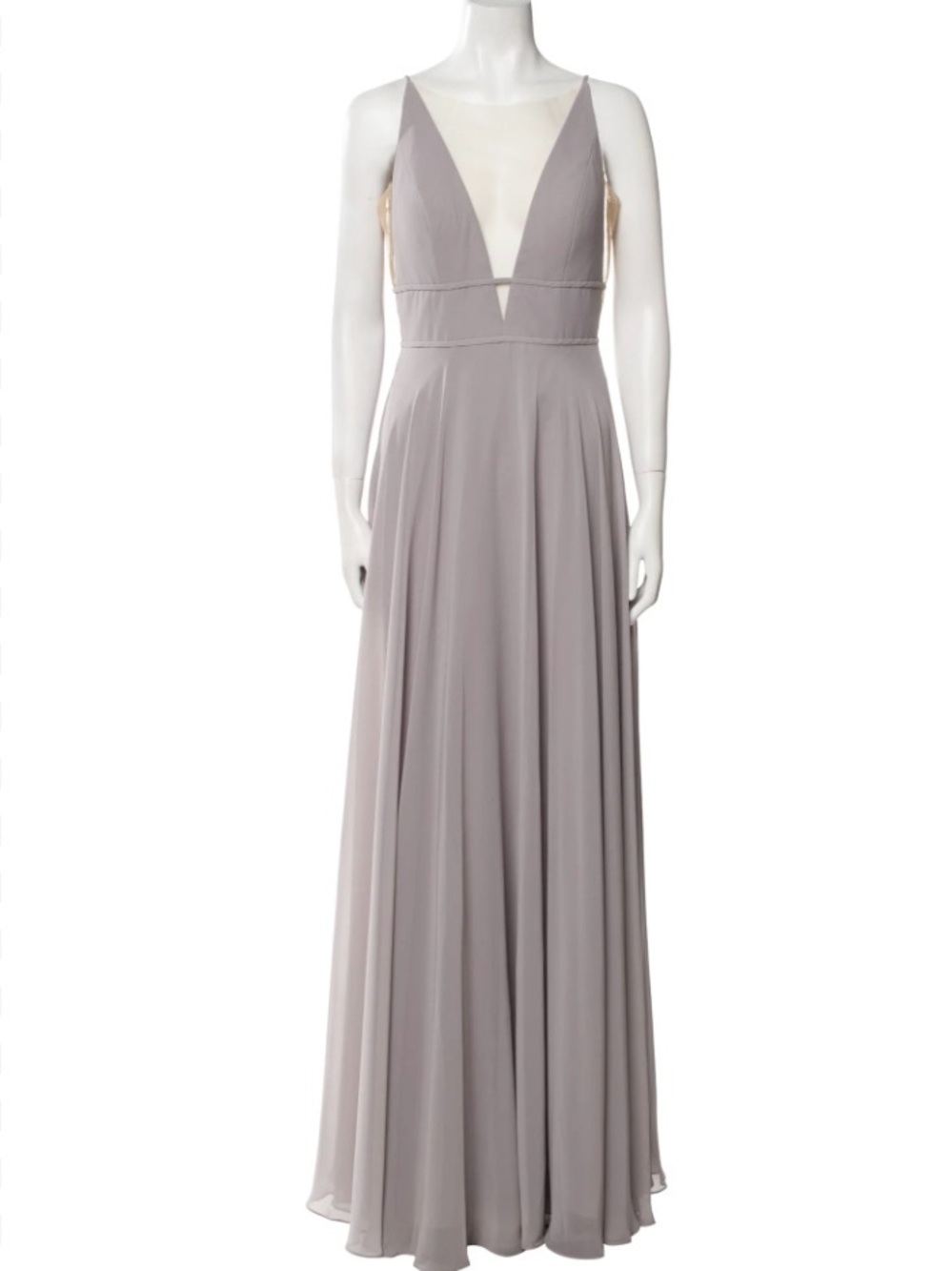 jenny yoo grey bridesmaid dresses | | Jenny Yoo Hollis Dress Opal Luxe Chiffon Gown New Size 6 bridesmaid gray motif wedding